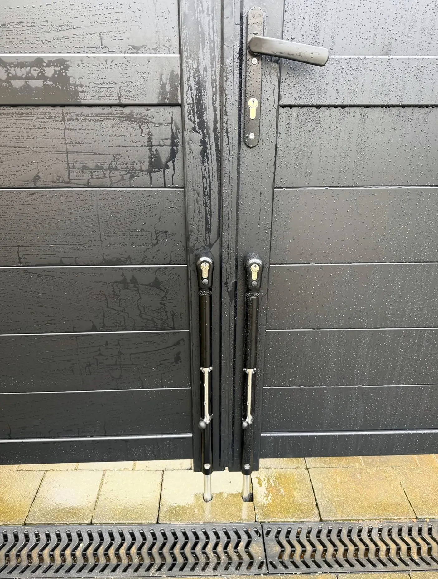 Routine gate maintenance and opener inspection